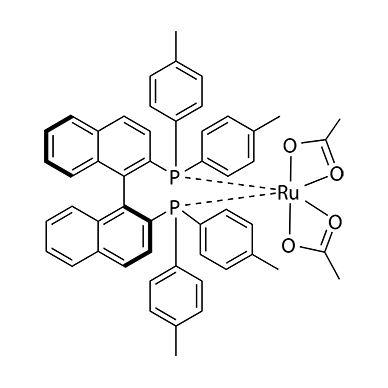 二乙酸根[(S)-(-)-2,2'-双(二-对甲苯基膦)-1,1'-联萘]钌(II) 106681-15-6