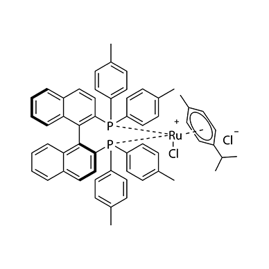 [(S)-(-)-2,2'-双(二-对甲苯基膦)-1,1'-联萘](对-异丙基甲苯)二氯钌(II) 228120-95-4