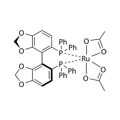 二乙酸根[(S)-(-)-5,5'-双(二苯基膦)-4,4'-联-1,3-苯并二噁唑]]钌(II) 373650-12-5