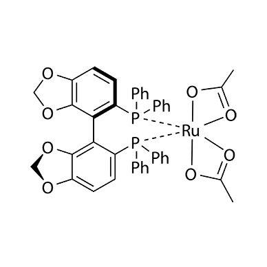 二乙酸根[(R)-(+)-5,5'-双(二苯基膦)-4,4'-联-1,3-苯并二噁唑]钌(II) 944450-48-0