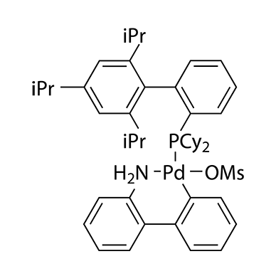 Methanesulfonato(2-dicyclohexylphosphino-2',4',6'-tri-i-propyl-1,1'-biphenyl)(2'-amino-1,1'-biphenyl-2-yl）palladium(II)